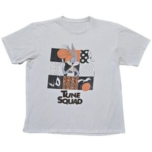 Retro Space Jam Graphic T-Shirt Bugs Bunny Tune Squad Mens‎ L